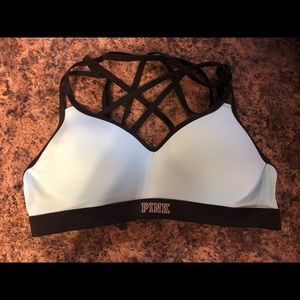 PINK VS Ultimate Cage Front Push-Up Sports Bra